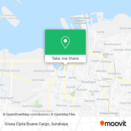 Gisea Cipta Buana Cargo map