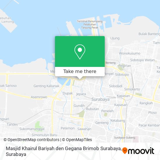 Masjid Khairul Bariyah den Gegana Brimob Surabaya map