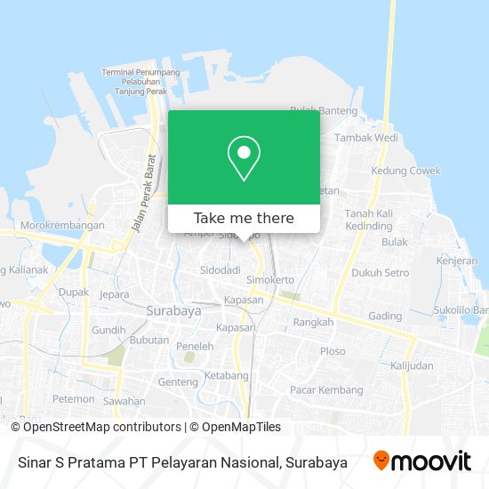 Sinar S Pratama PT Pelayaran Nasional map