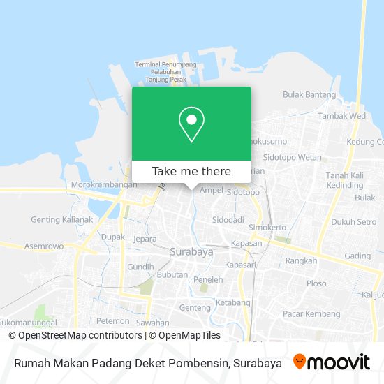 Rumah Makan Padang Deket Pombensin map