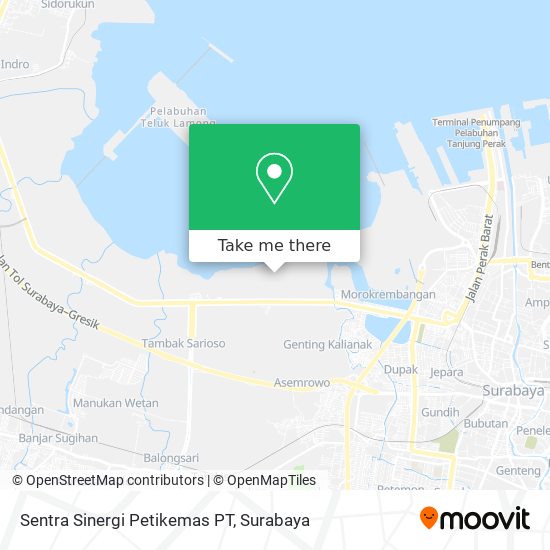 Sentra Sinergi Petikemas PT map