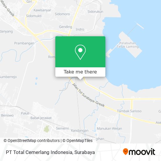 PT Total Cemerlang Indonesia map
