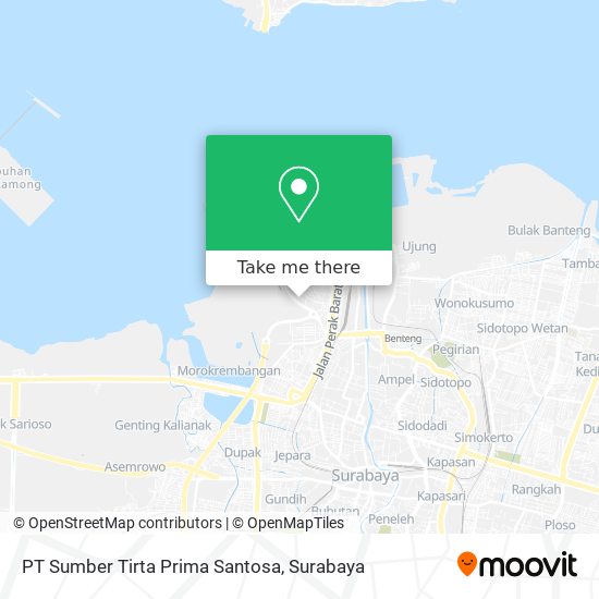 PT Sumber Tirta Prima Santosa map