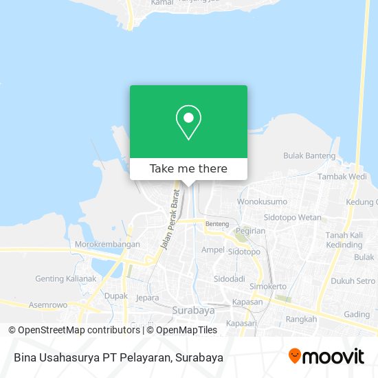 Bina Usahasurya PT Pelayaran map