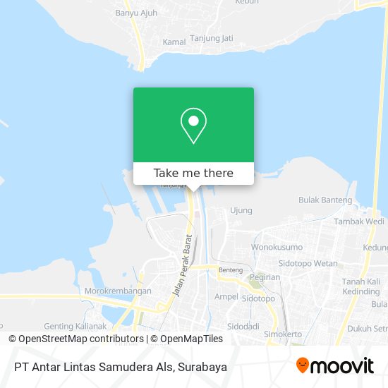 PT Antar Lintas Samudera Als map