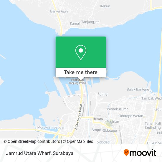 Jamrud Utara Wharf map