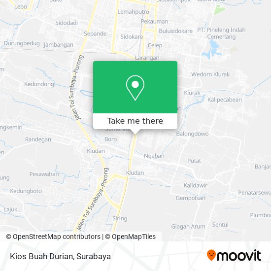 Kios Buah Durian map