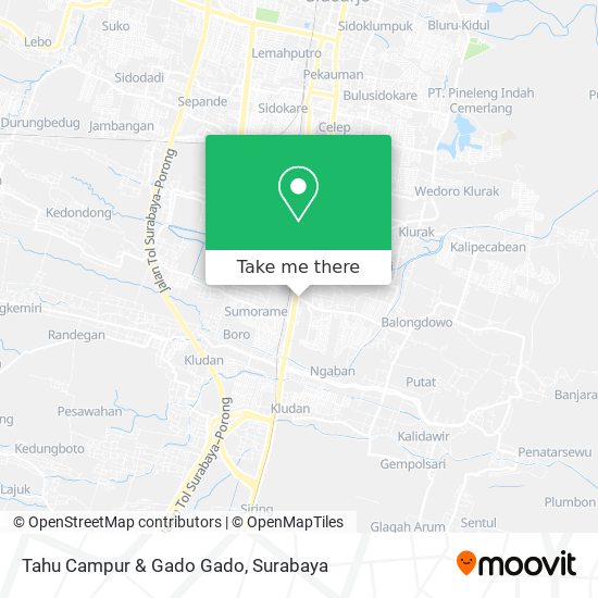Tahu Campur & Gado Gado map