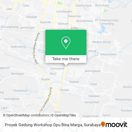 Proyek Gedung Workshop Dpu Bina Marga map