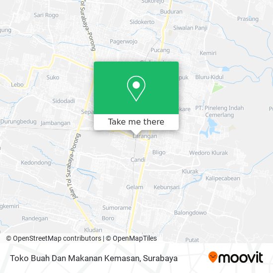 Toko Buah Dan Makanan Kemasan map