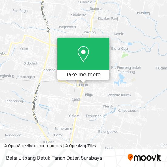 Balai Litbang Datuk Tanah Datar map