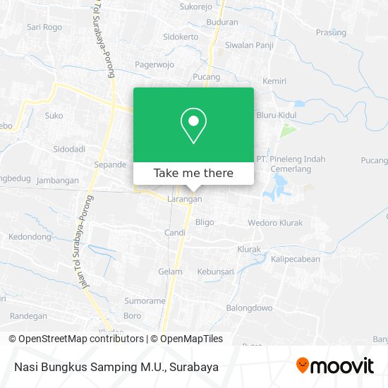 Nasi Bungkus Samping M.U. map