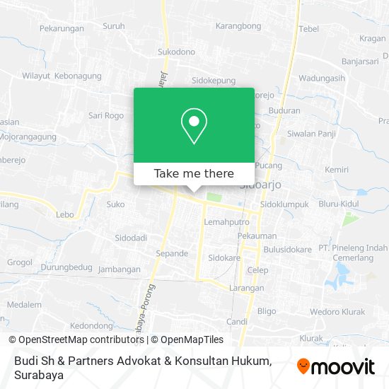 Budi Sh & Partners Advokat & Konsultan Hukum map