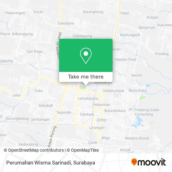 Perumahan Wisma Sarinadi map