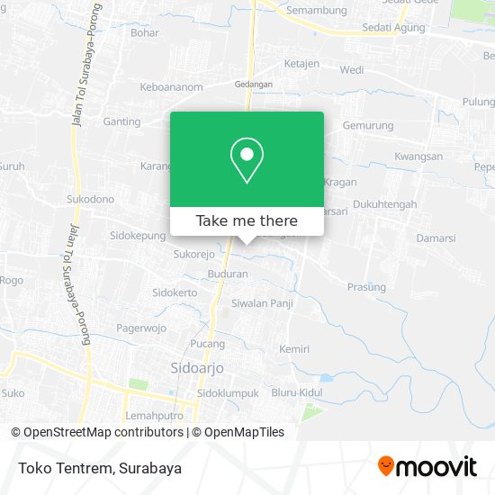 Toko Tentrem map