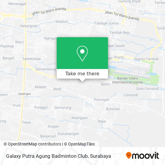 Galaxy Putra Agung Badminton Club map