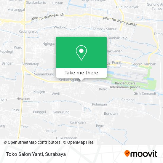 Toko Salon Yanti map