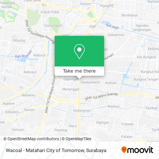 Wacoal - Matahari City of Tomorrow map