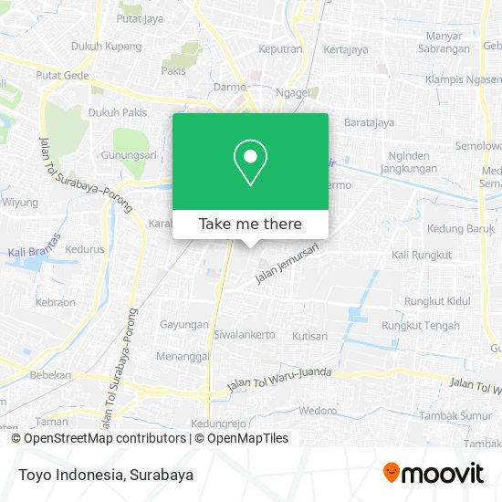Toyo Indonesia map