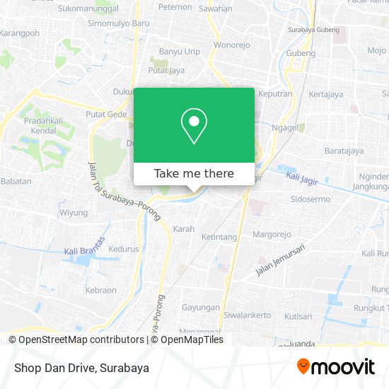 Shop Dan Drive map