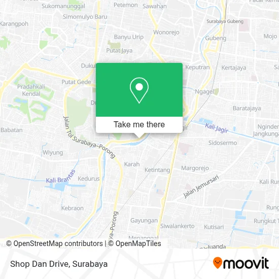 Shop Dan Drive map