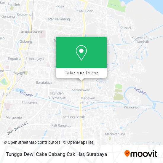Tungga Dewi Cake Cabang Cak Har map