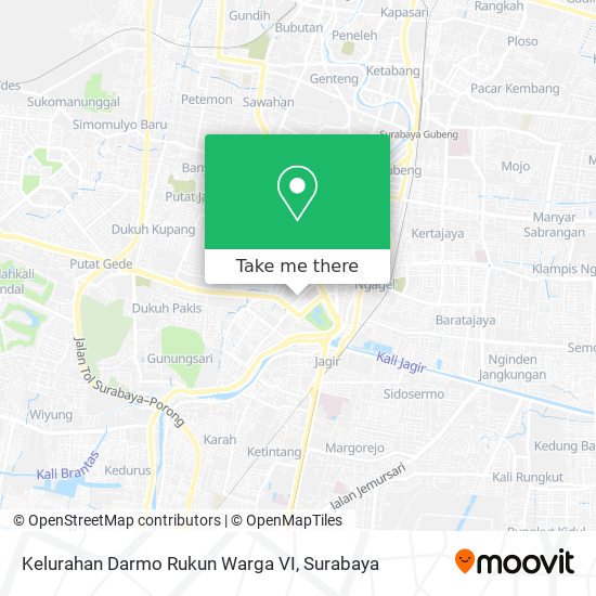 Kelurahan Darmo Rukun Warga VI map