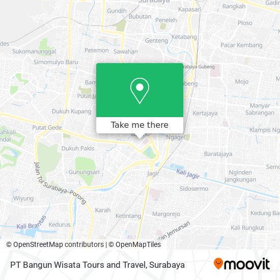 PT Bangun Wisata Tours and Travel map