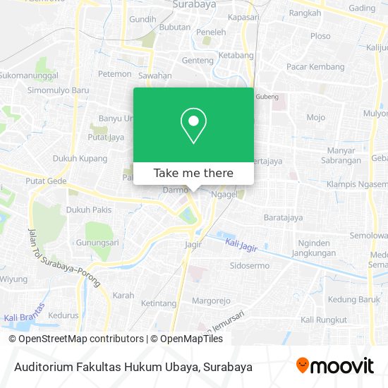 Auditorium Fakultas Hukum Ubaya map