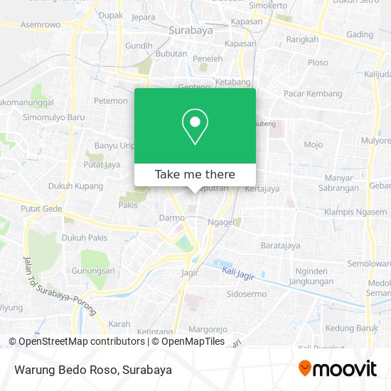 Warung Bedo Roso map