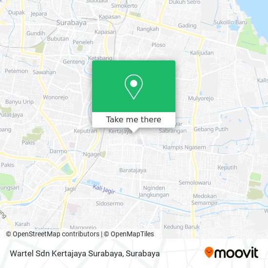 Wartel Sdn Kertajaya Surabaya map