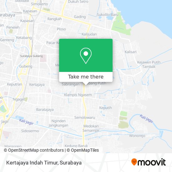 Kertajaya Indah Timur map