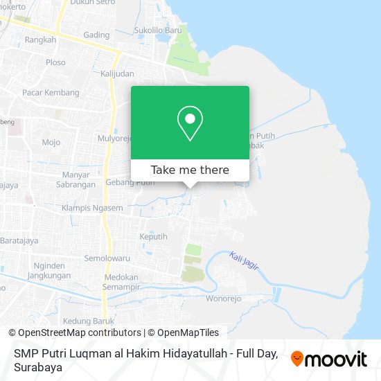 SMP Putri Luqman al Hakim Hidayatullah - Full Day map