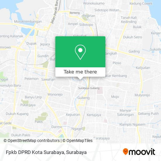 Fpkb DPRD Kota Surabaya map