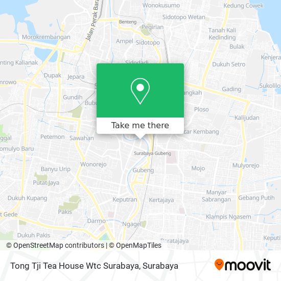 Tong Tji Tea House Wtc Surabaya map