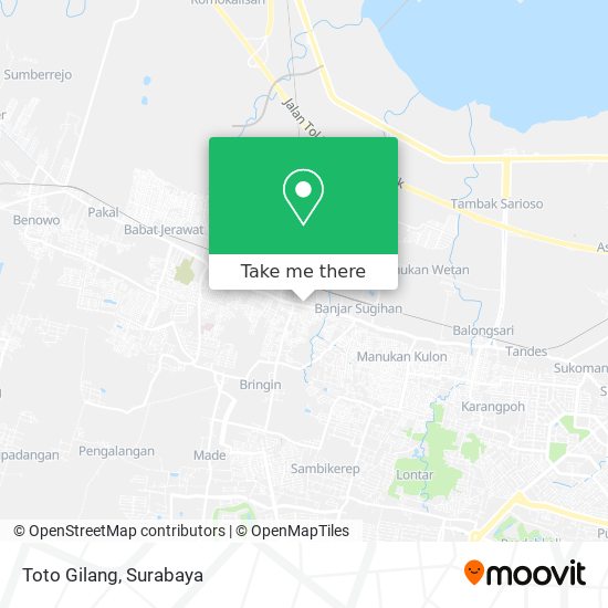 Toto Gilang map