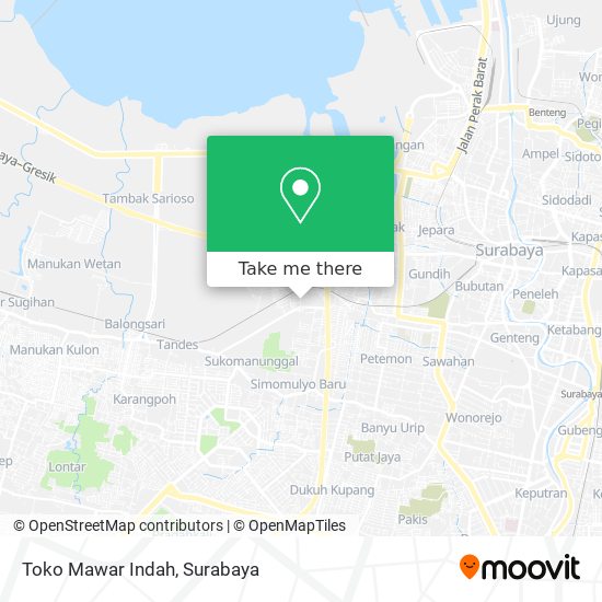 Toko Mawar Indah map