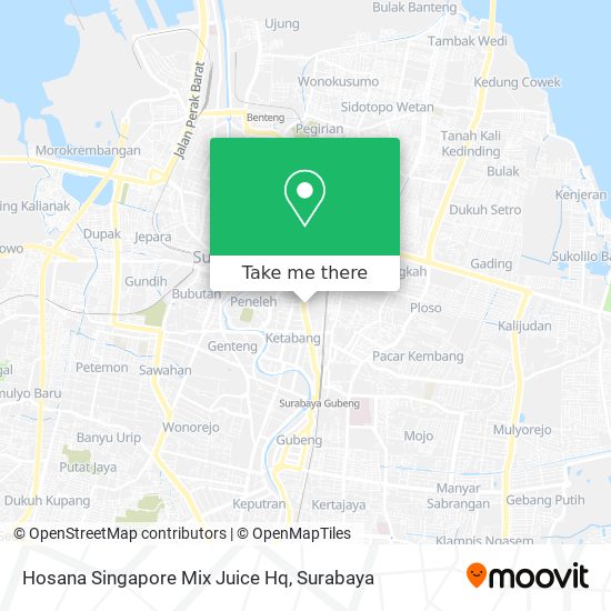 Hosana Singapore Mix Juice Hq map