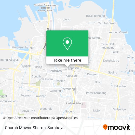 Church Mawar Sharon map