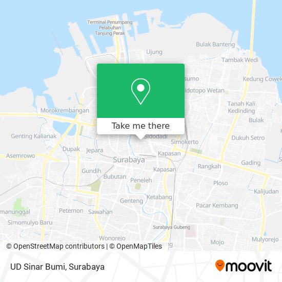 UD Sinar Bumi map