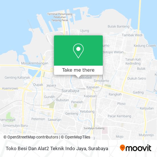 Toko Besi Dan Alat2 Teknik Indo Jaya map