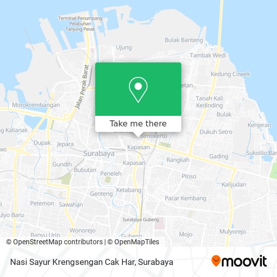 Nasi Sayur Krengsengan Cak Har map