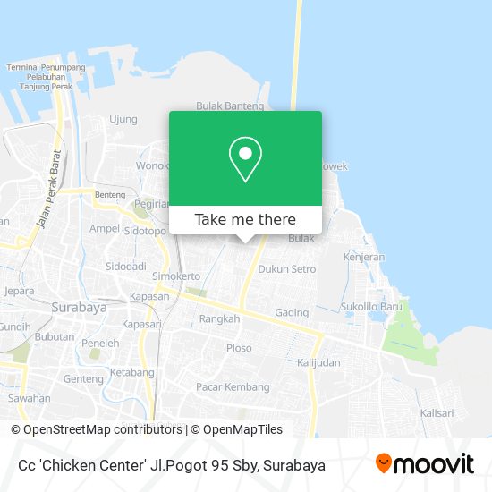 Cc 'Chicken Center' Jl.Pogot 95 Sby map