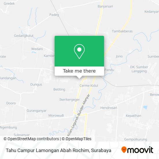Tahu Campur Lamongan Abah Rochim map