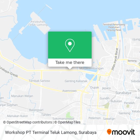 Workshop PT Terminal Teluk Lamong map