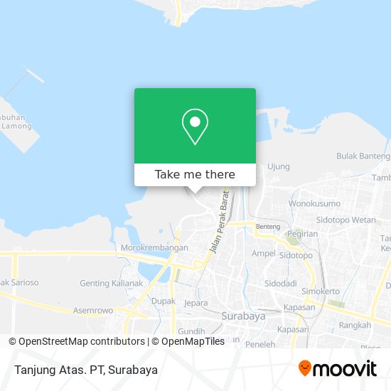 Tanjung Atas. PT map
