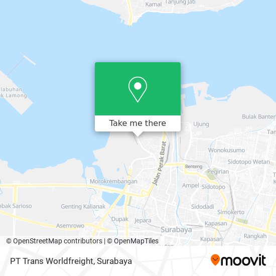 PT Trans Worldfreight map