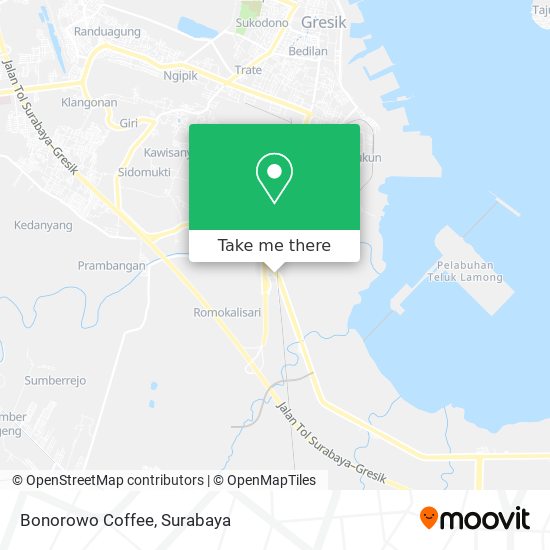 Bonorowo Coffee map