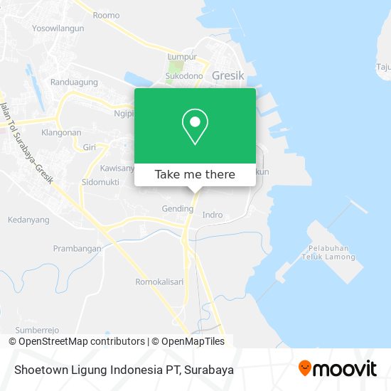 Shoetown Ligung Indonesia PT map
