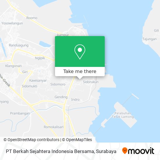 PT Berkah Sejahtera Indonesia Bersama map